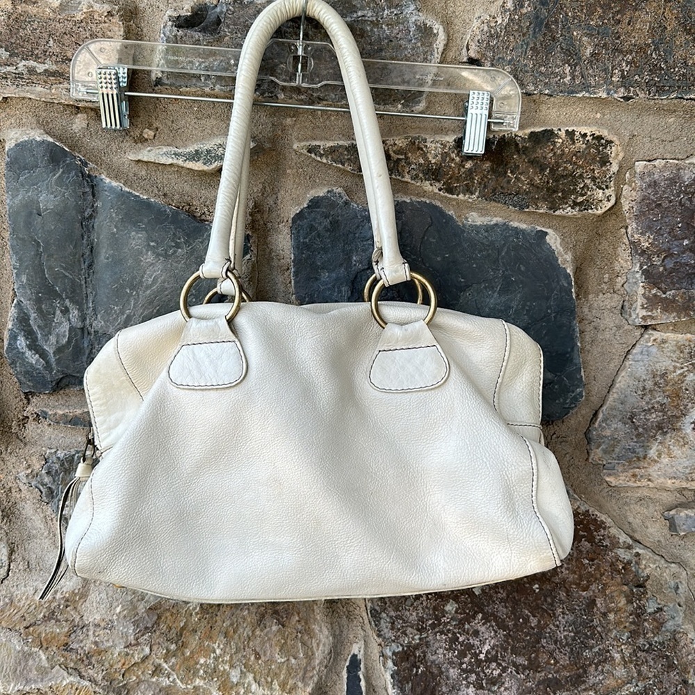 Boden White Leather Shoulder Handbag Purse Bag - Picture 4 of 8